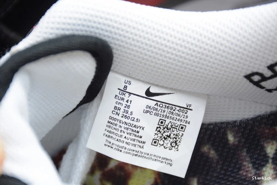 Black Air Red X GD Force1 PEACEMINUSONE AQ3692-002 Nike 1231